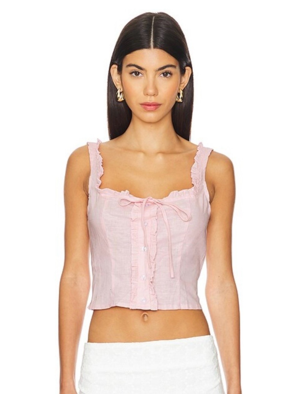 SNDYS x Revolve Women’s Pink Esmeralda Top Size XS
